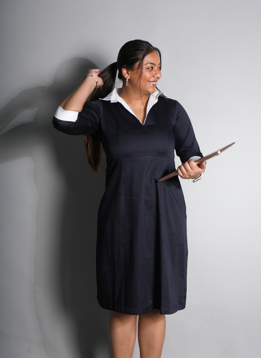 Monochrome Scholar Dress