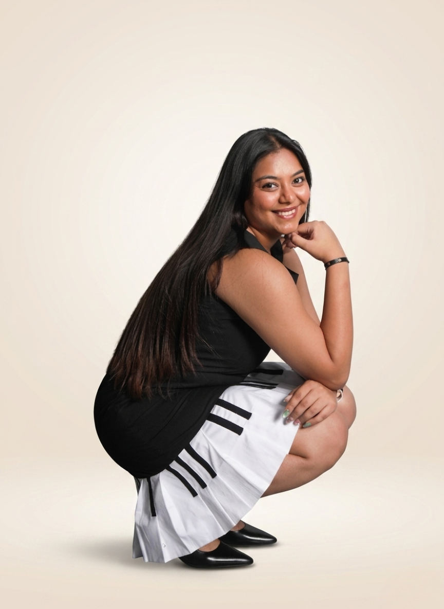 Keyboard Contour Dress
