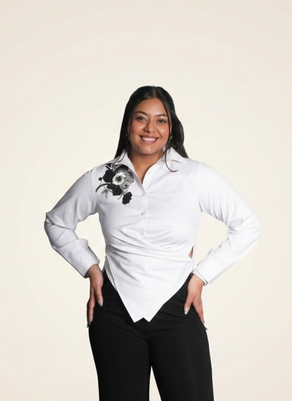 Asymmetric Statement Blouse