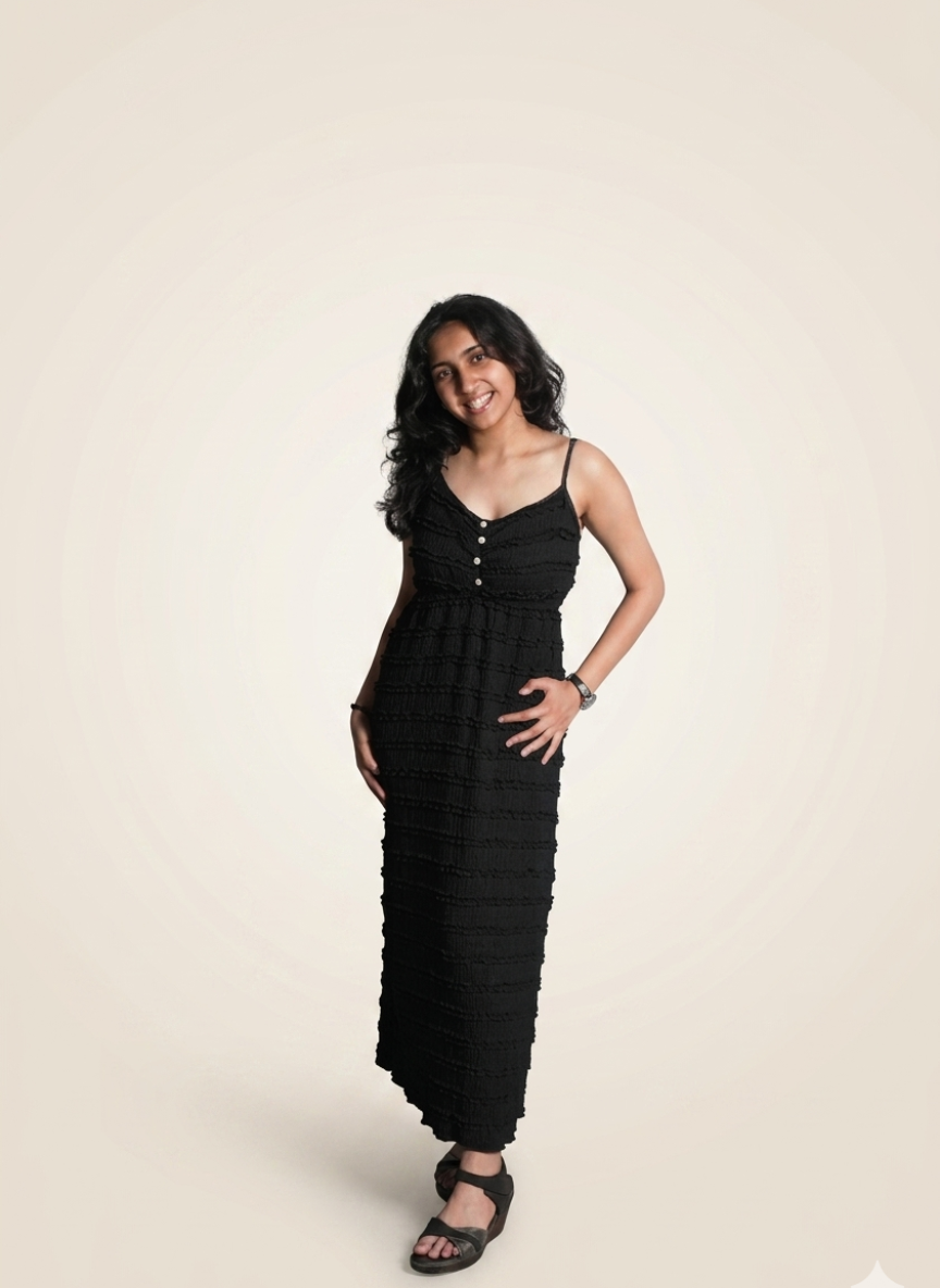 Midnight Textured Dress