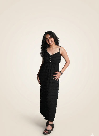 Midnight Textured Dress