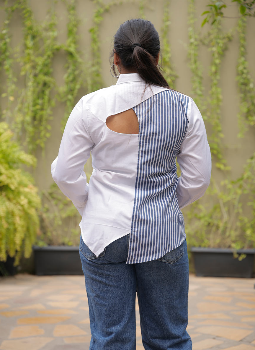 Urban Split Stripe Shirt