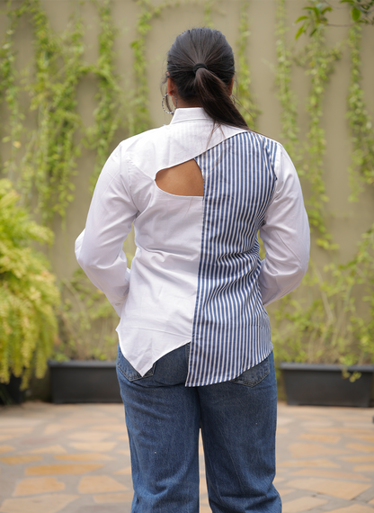 Urban Split Stripe Shirt