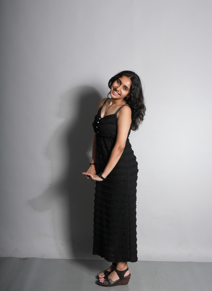 Midnight Textured Dress