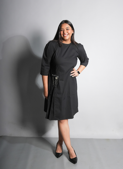 Pleated Accent Tunic