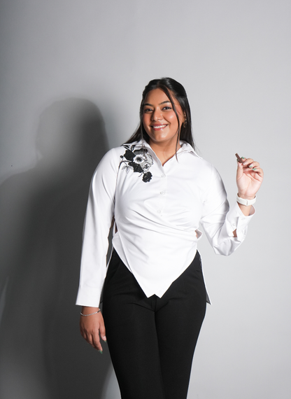 Asymmetric Statement Blouse