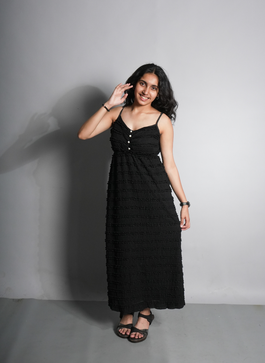 Midnight Textured Dress