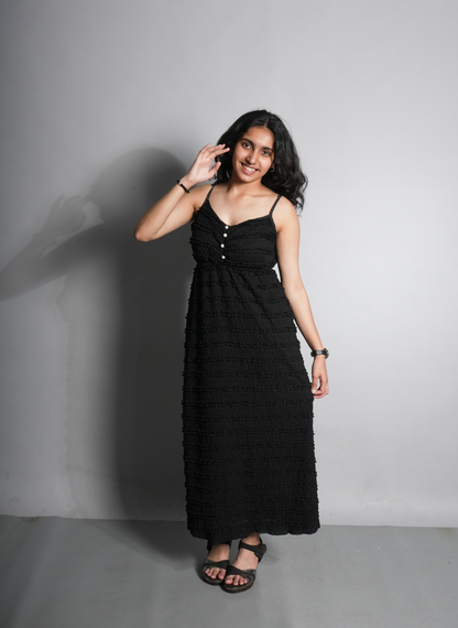 Midnight Textured Dress
