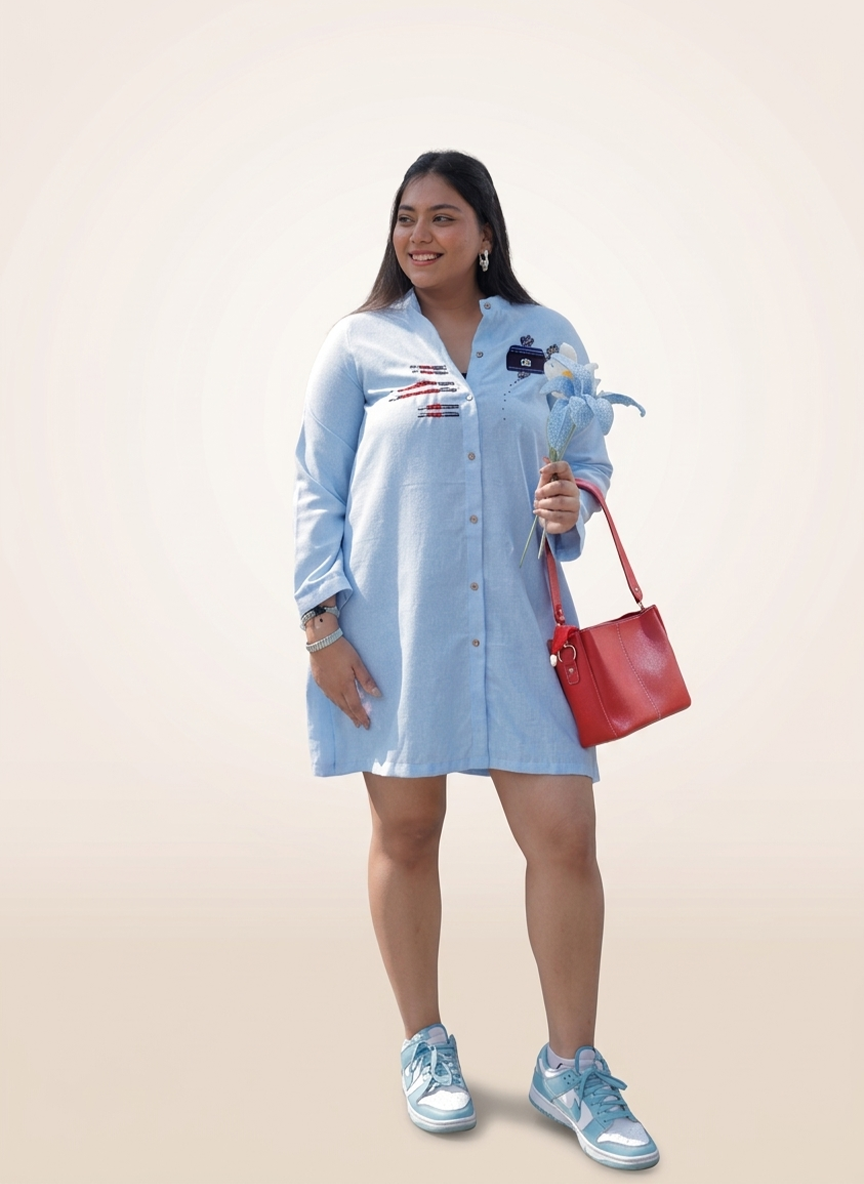 Writer's Charm Cotton Dress
