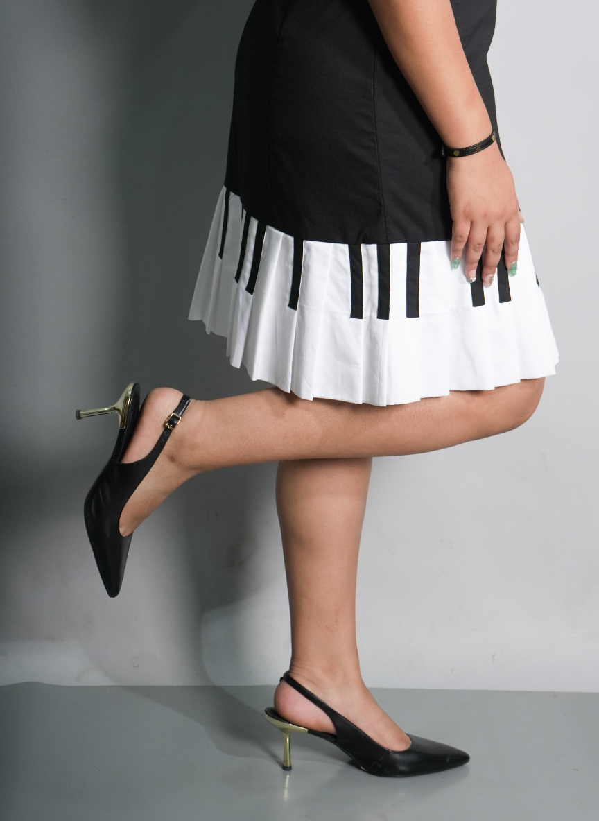 Keyboard Contour Dress