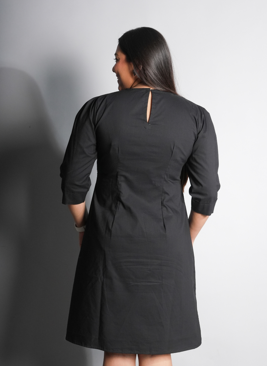 Pleated Accent Tunic