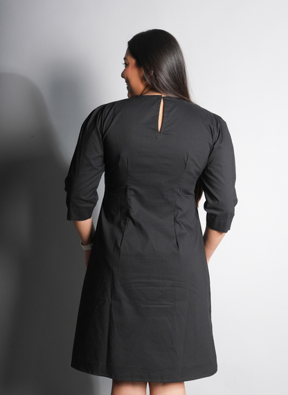 Pleated Accent Tunic