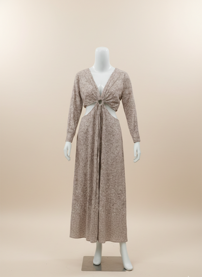 Pink and white Dress