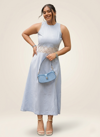 Serene Stripe crochio Dress
