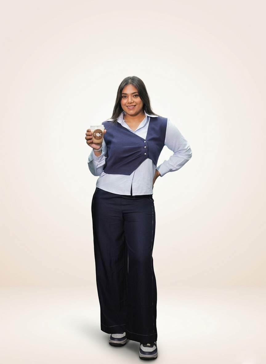 Navy Layered Chic Shirt
