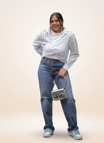 Sky Stripe Knot Shirt