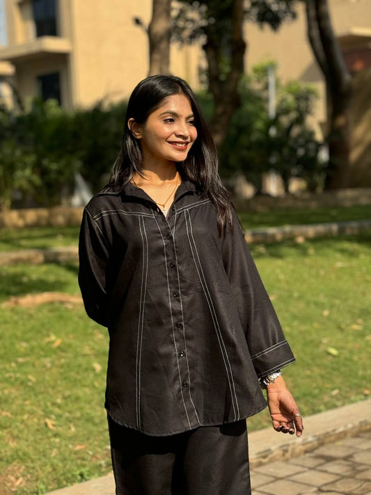 Midnight Stitch Co-ord Set