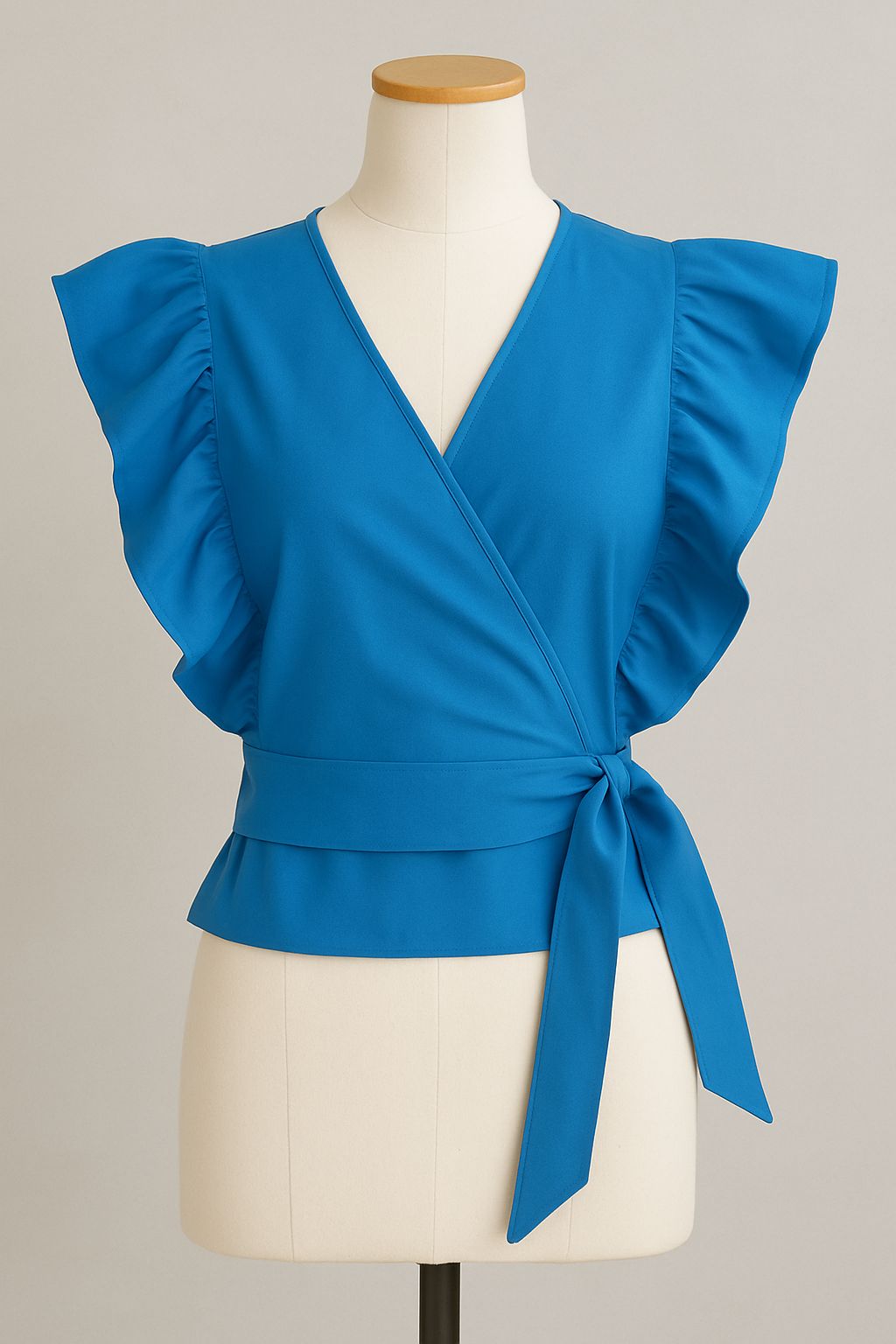 Blue and White Dress