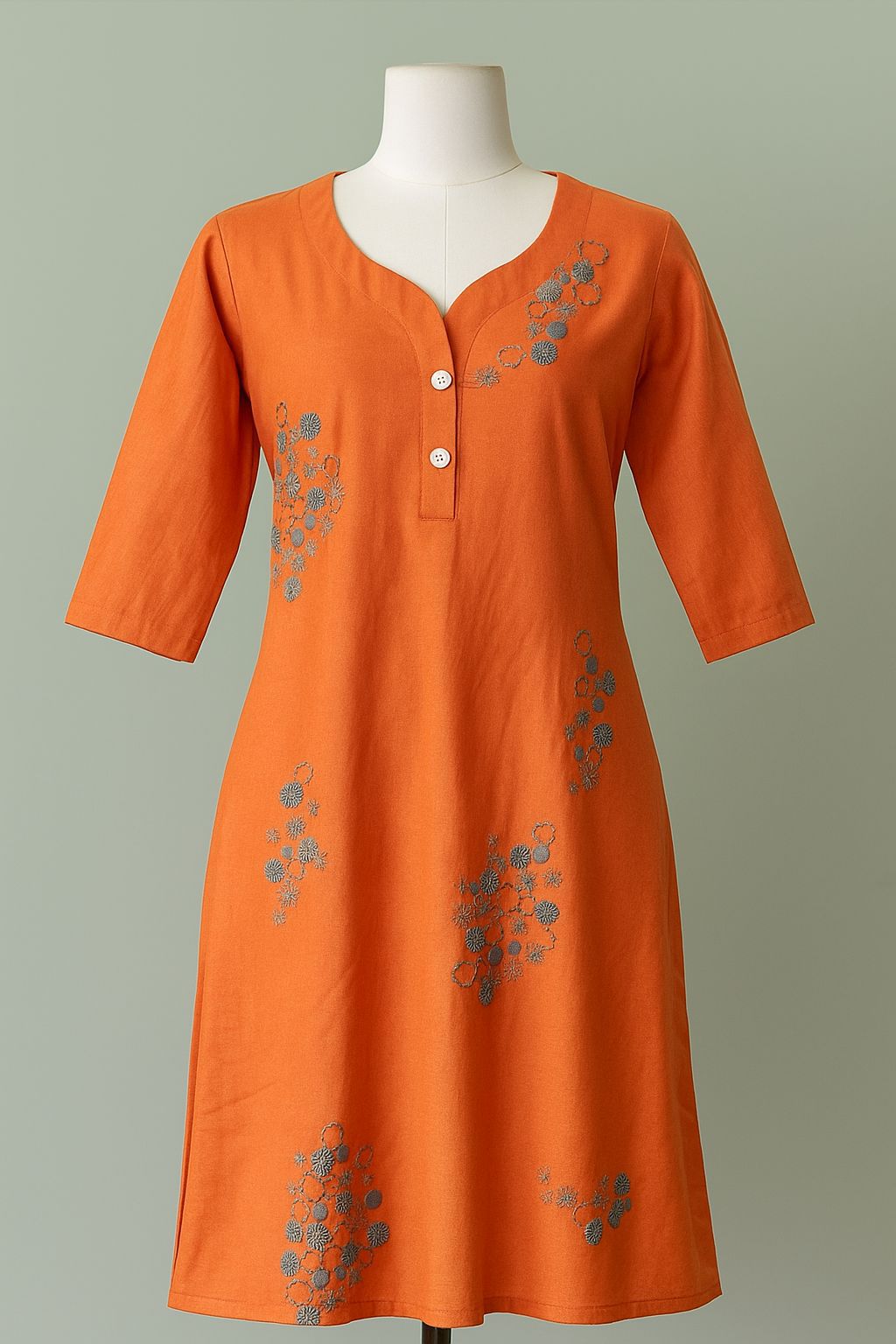 Orange Dress